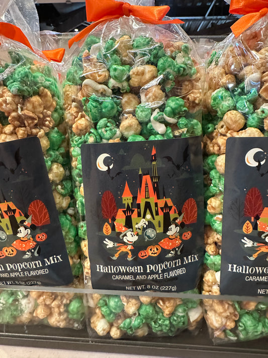Disney Halloween Popcorn Mix – Caramel & Apple Flavor (Limited Edition)