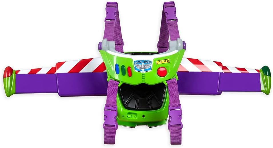 Toy Story Buzz Lightyear Toy Jet Pack with LED Light & Sound Effects, Space Ranger Roleplay Accessory with Adjustable StrapsDisney Store Official