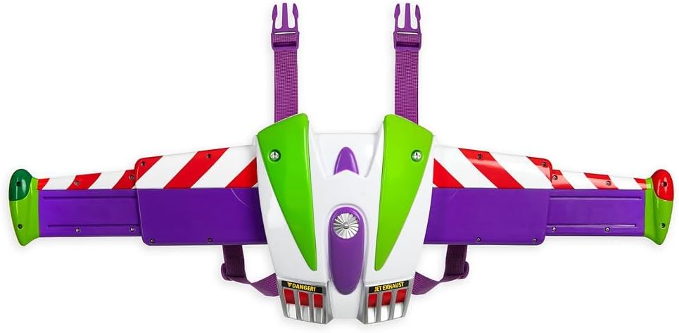 Toy Story Buzz Lightyear Toy Jet Pack with LED Light & Sound Effects, Space Ranger Roleplay Accessory with Adjustable StrapsDisney Store Official