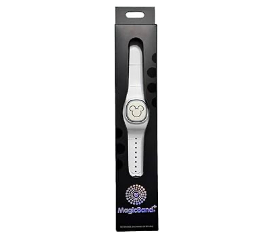 DisneyParks Merchandise MagicBand+ Plus (White), Adult