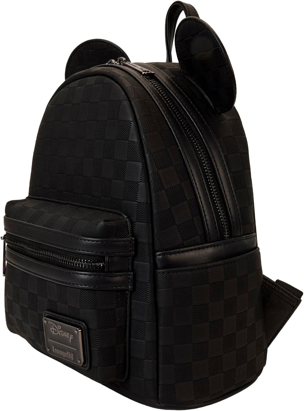 Loungefly Mickey Mouse Checkered Texture Mini Backpack